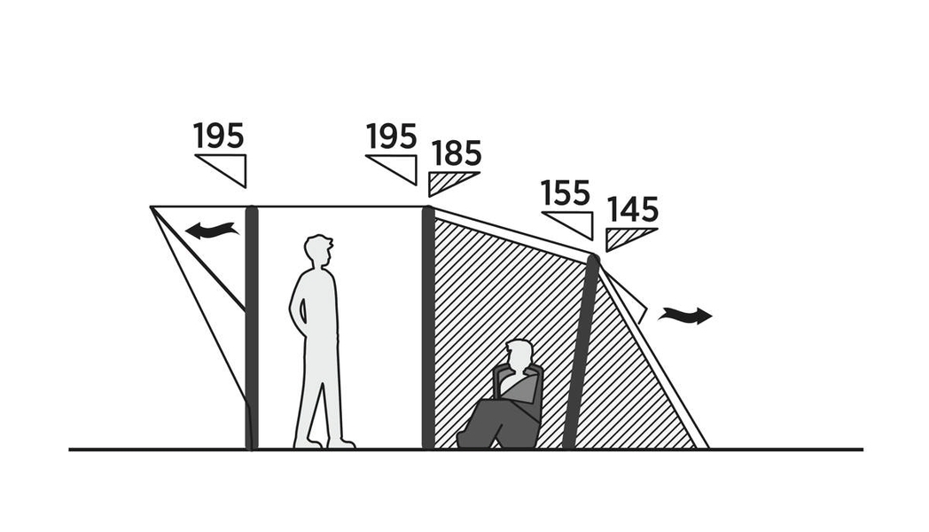 4 Personen Tunnelzelt Senja 4 Air