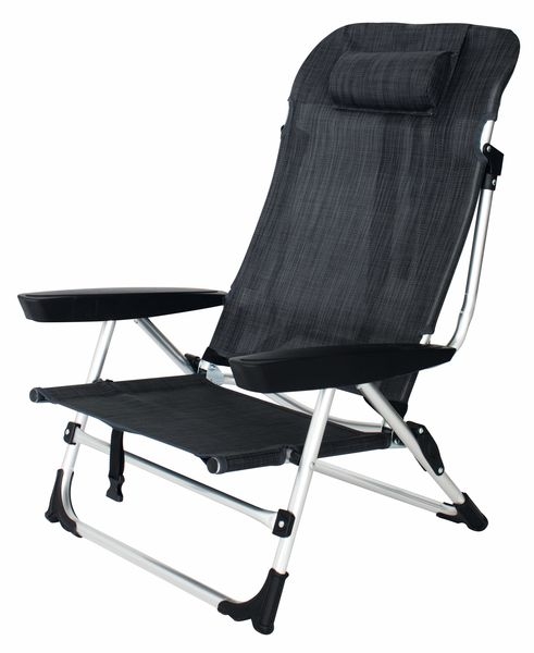 Strandstuhl Marbella, anthrazit