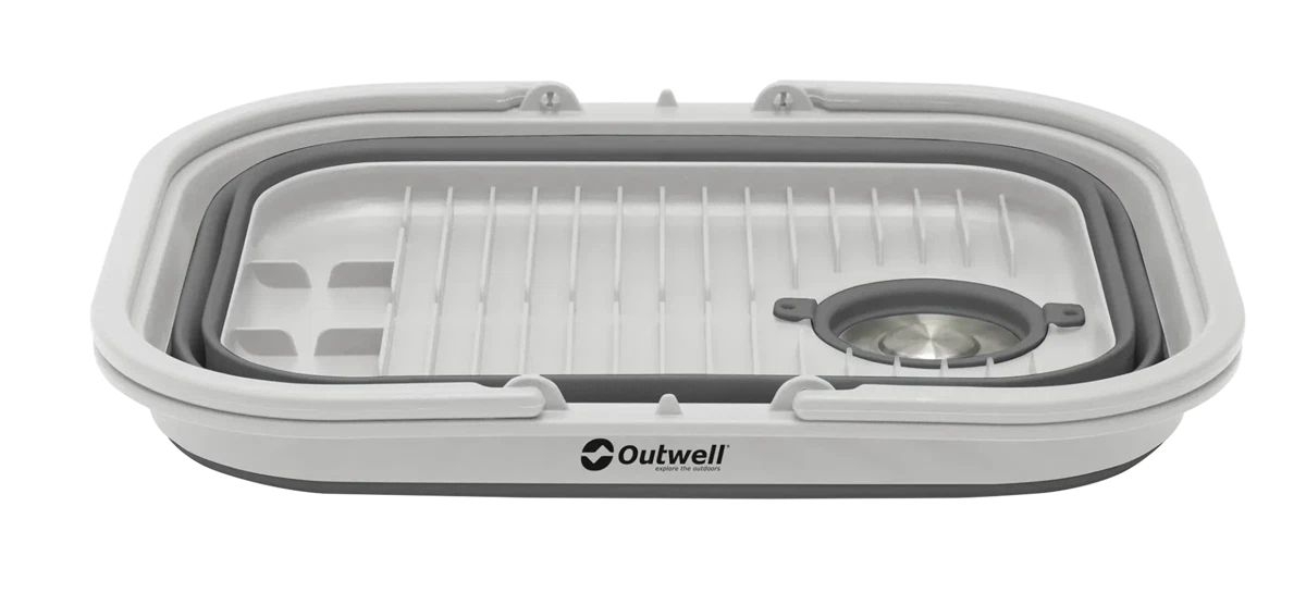 Collaps Waschbecken mit Griff und Deckel Grey Mist