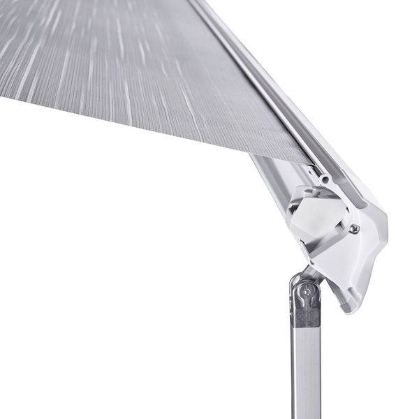 Markise 6300 450x250cm Weiß/Mystic-Grey II. Wahl