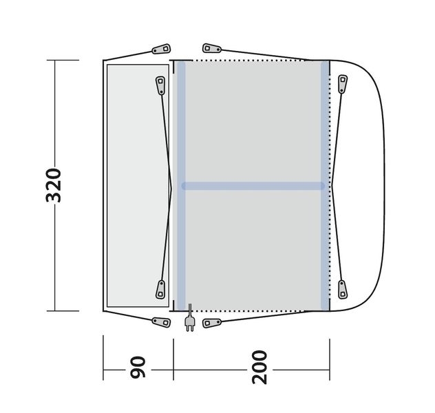 Busvorzelt Park PowerAir