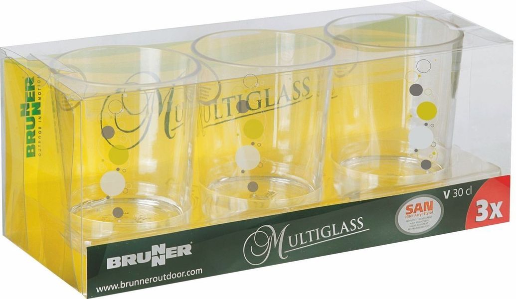 3er Set Glas Space