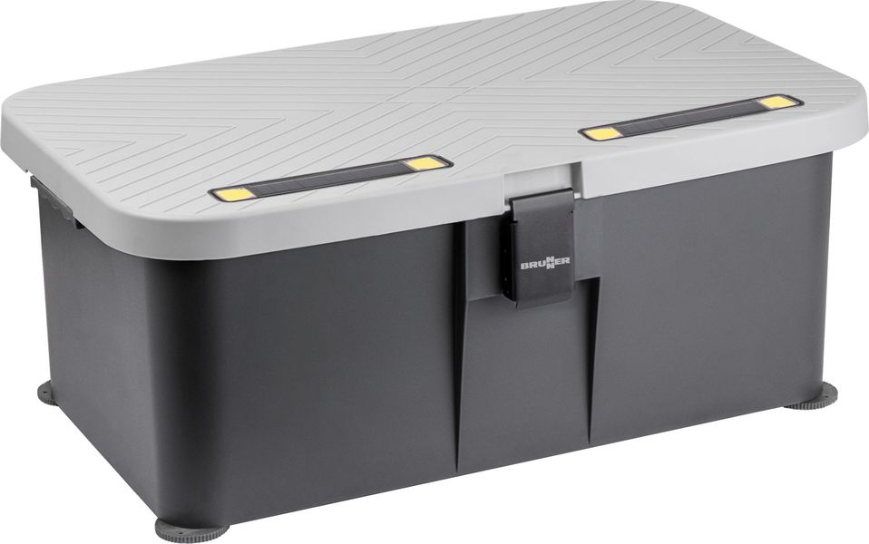 BoxStep NG Aufbewahrungsbox und Trittstufe mit Solar LED