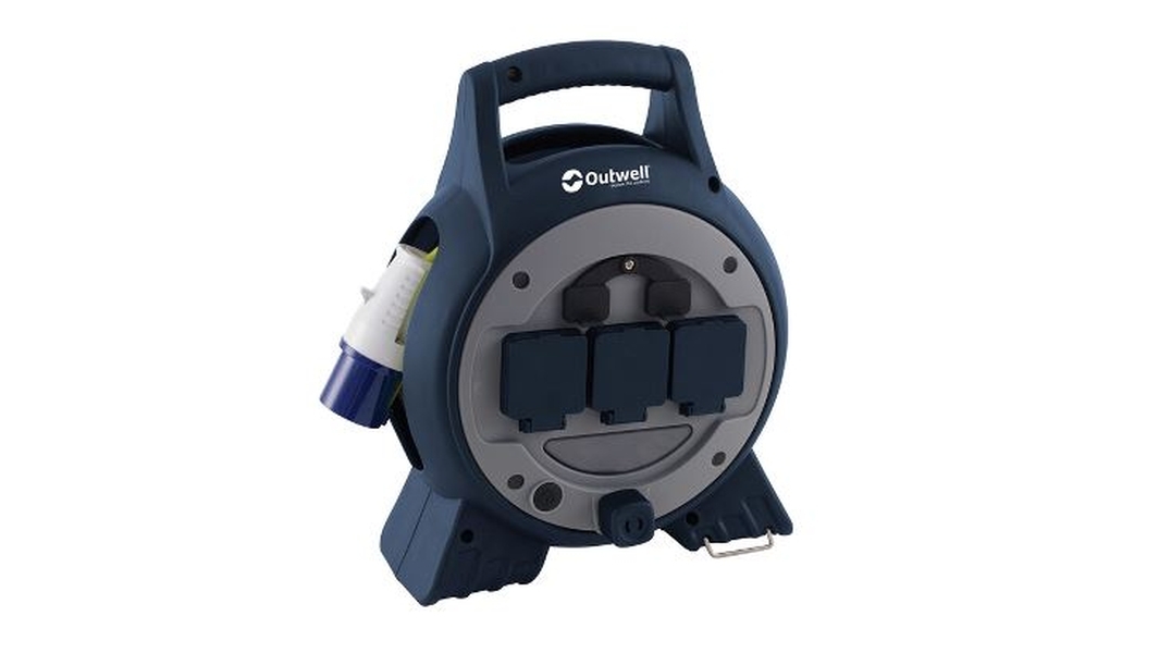 Mensa 3-Wege-Netzkabeltrommel mit USB/Lampe