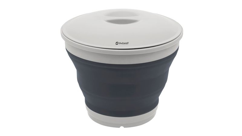Collaps Eimer 11 L mit Deckel Navy Night