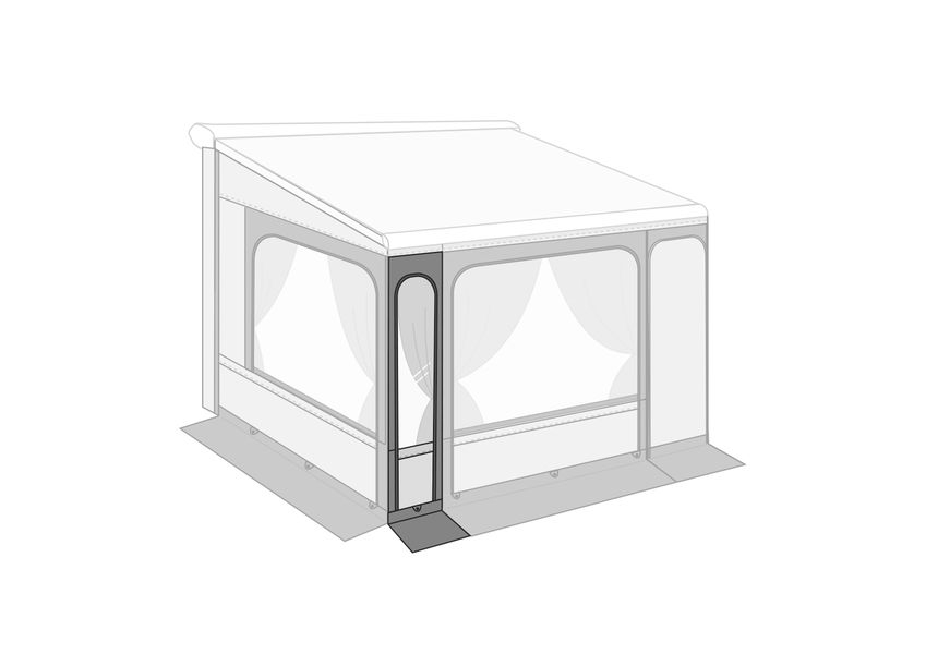 Frontwanderweiterung für Privacy Room 40 cm