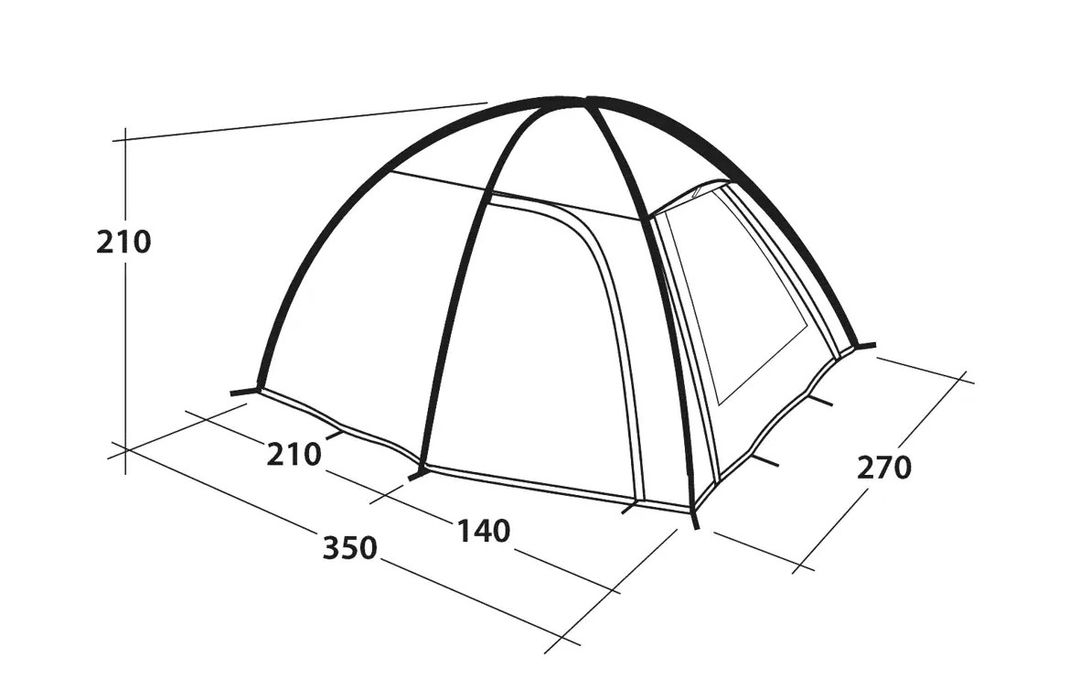 3 Personen Kuppelzelt Arizona 3 Spring Collection 2026