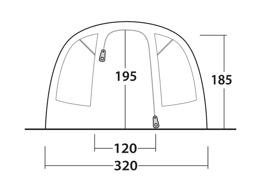 5 Personen Tunnelzelt Ohio 5 TC
