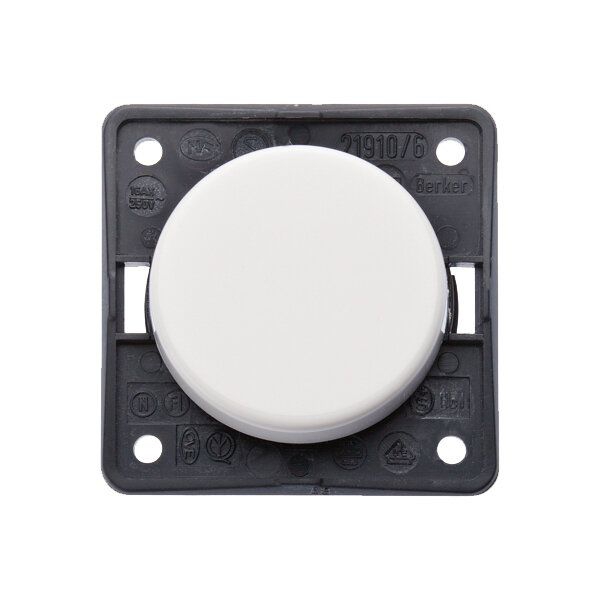 Berker Taster Schließer polarweiß glänzend Integro Flow, SB-verpackt