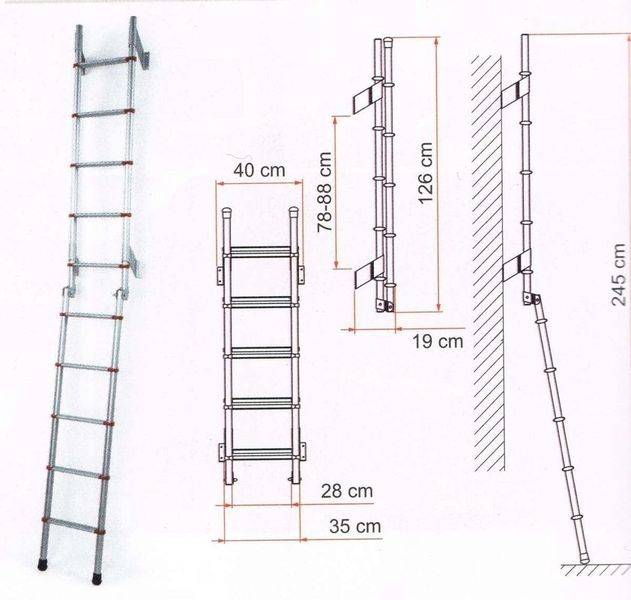 Doppelleiter Deluxe 5D, 10 Stufen, klappbar