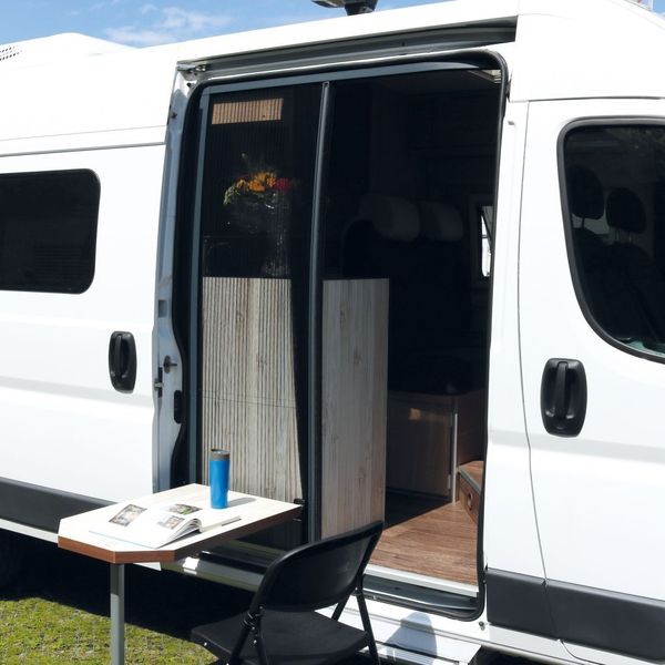 Insektenschutztür REMICare VAN Fiat Ducato mit Tischschiene