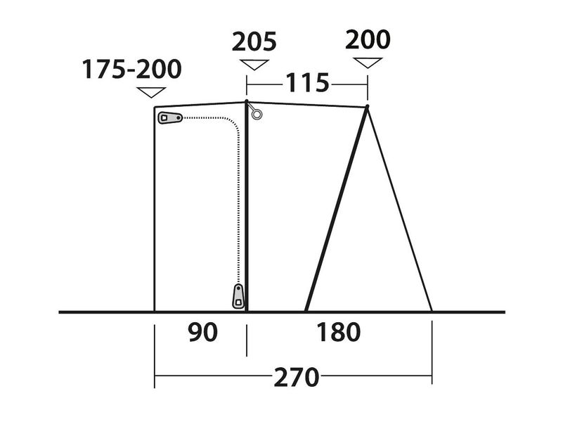 Busvorzelt San Diego Ausstellungsstück