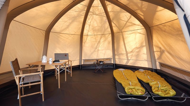 Field Yurt für 8 Personen MUSTER - Polyester mit Alu-Gestänge