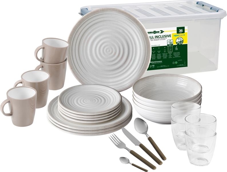 Geschirrset All Inclusive Savana 36-teilig