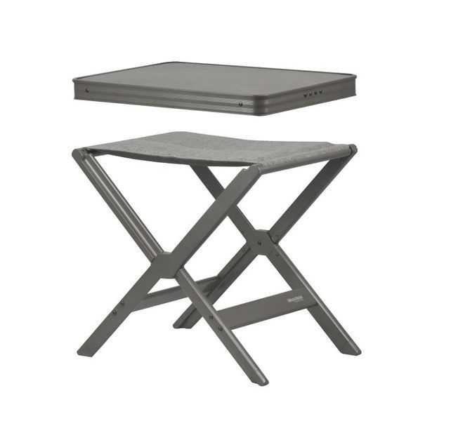 Fußauflage mit Tischplatte Dynamic Elegance grau