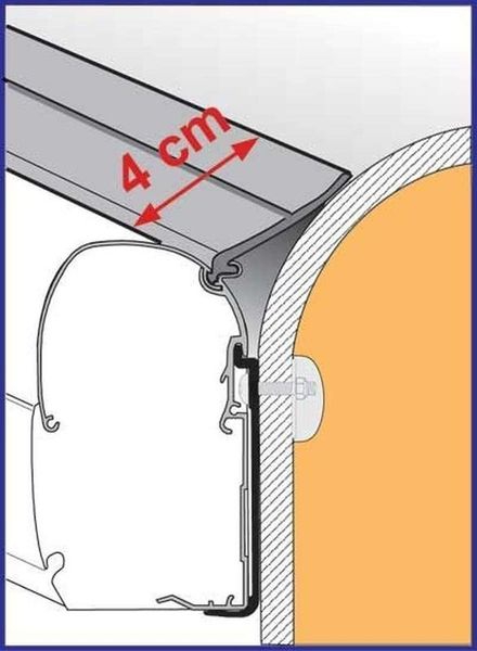 Dichtband Rain Guard M für F45 - Meterware -