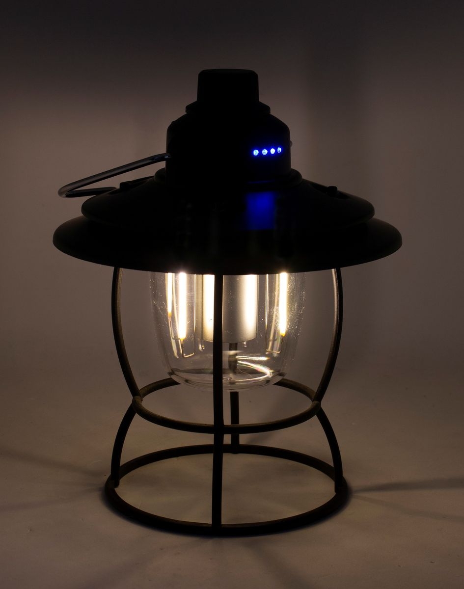 wiederaufladbare Tischlampe Orix schwarz