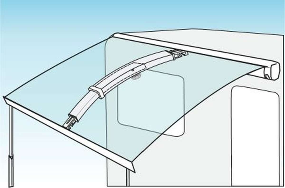 Rafterstange PRO für Markisen mit Auszug bis 250 cm