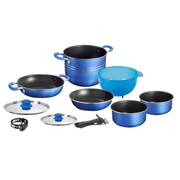Alu-Kochtopfset Skipper 9+1 Ø 24 cm