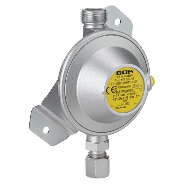 Niederdruckregler 1,2 kg/h 30mbar