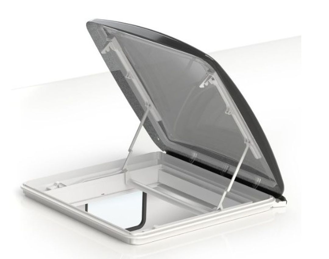 Dachhaube roofSTAR 4 mit LED, elektrische Öffnung, mit Zwangsbelüftung