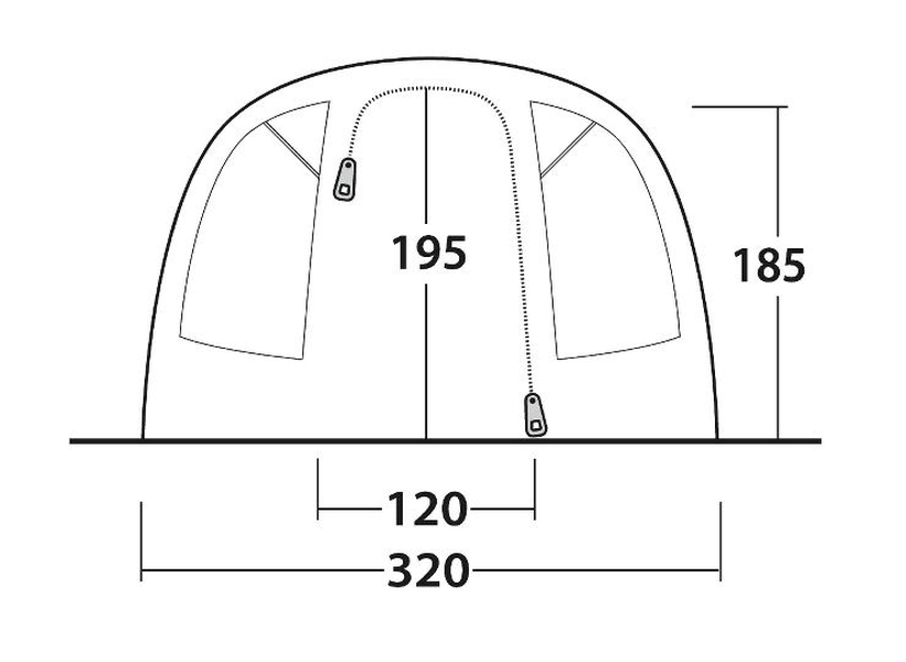 5 Personen Tunnelzelt Denver 5
