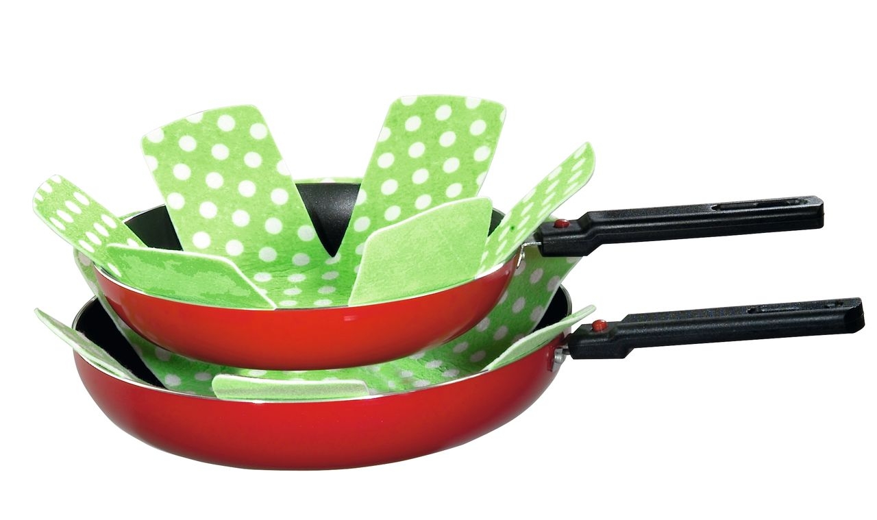 Topf- und Pfannenschutz 3er-Set, grün