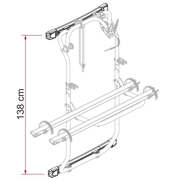 Kit Bar Carry-Bike DJ Mercedes-Benz Sprinter W906, silber