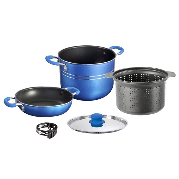 Alu-Kochtopfset Skipper 4+1 Ø 22 cm
