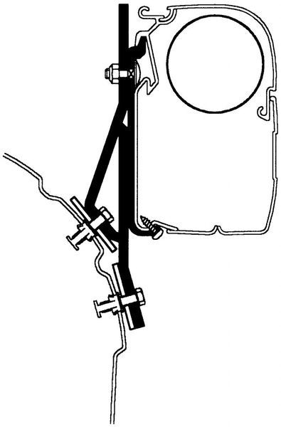 Adapter für VW T4 zu Omnistor Serie 5