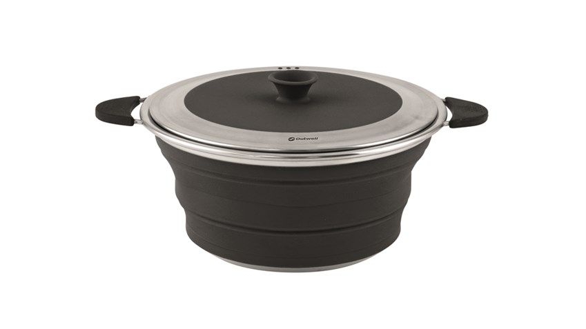 Collaps Topf mit Deckel 2.5L Midnight Black
