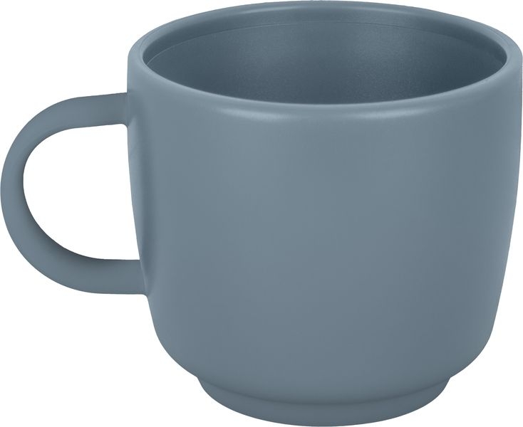 Henkelbecher Cappuccino Dolomit blau
