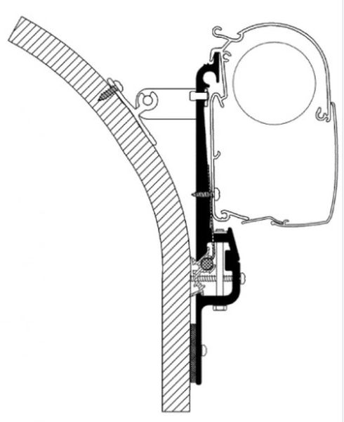 Adapter für Eriba-Touring für Omnistor Serie 5