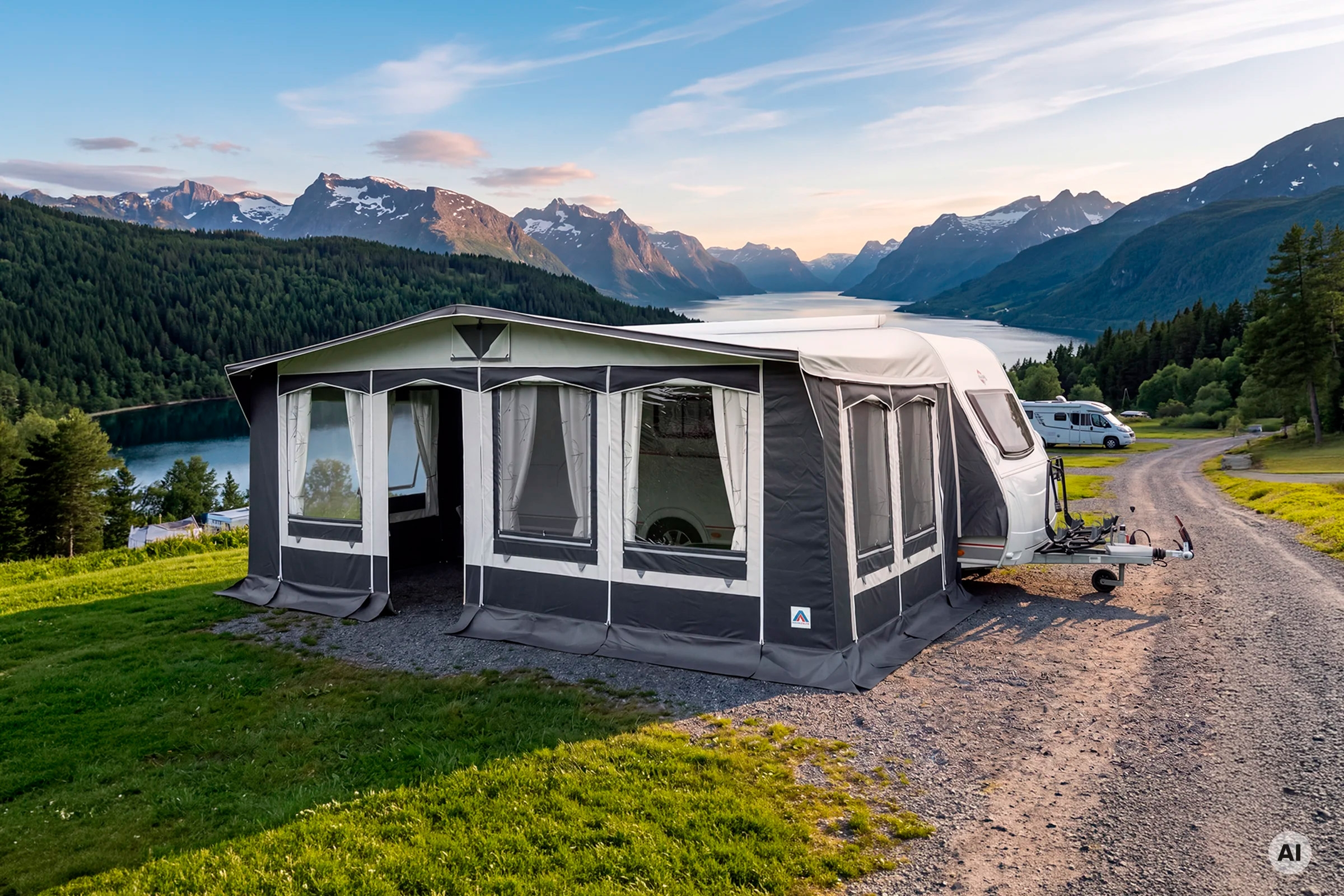 Dauerstandzelt Alaska Tiefe 280 cm