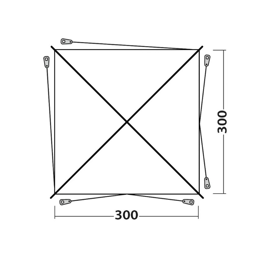 Zusatzzelt Fastlane 300 Shelter