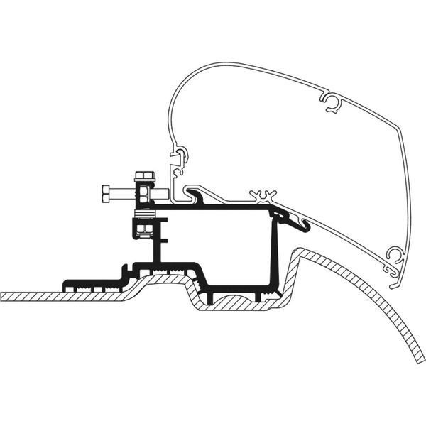 Adapter für MB Sprinter ab Bj. 2006/04 zu Omnistor Serie 6