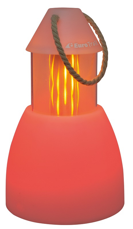 Tischlampe Organic flammendes Licht 4farbig