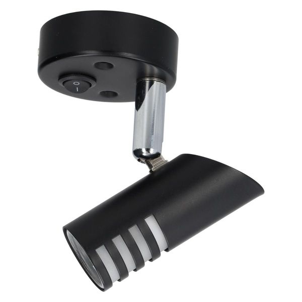 Sao Aufbauleuchte LED mit Schalter + USB-C schwarz