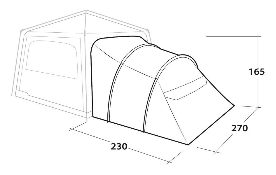 Fastlane 300 4-berth Annexe