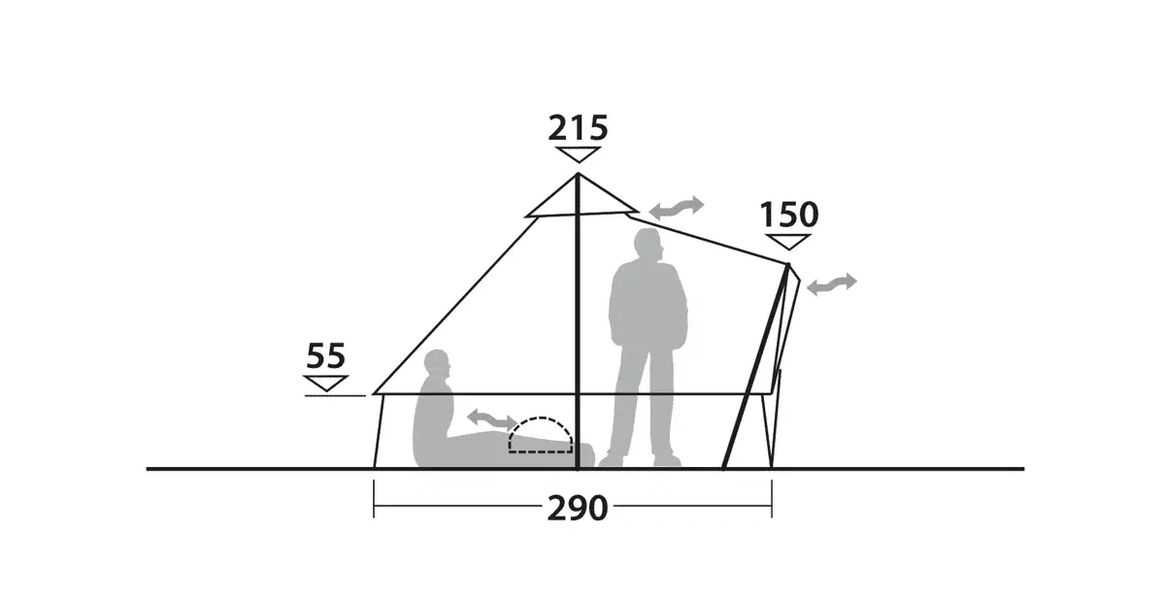 4 Personen Tipizelt Klondike S