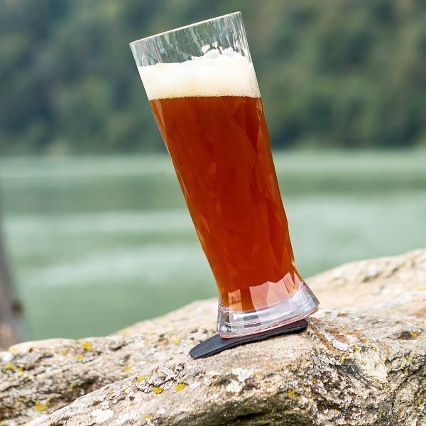 Magnet-Kunststoffgläser Bierglas 500 ml, 2er-Set (crystal)