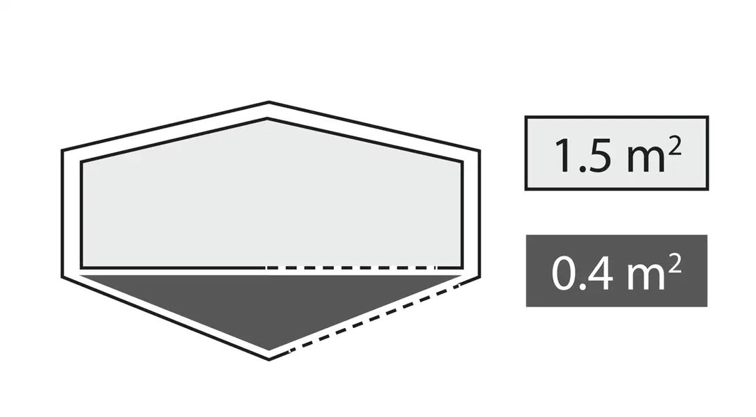 1 Personen Tunnelzelt Starlight 1 Exp