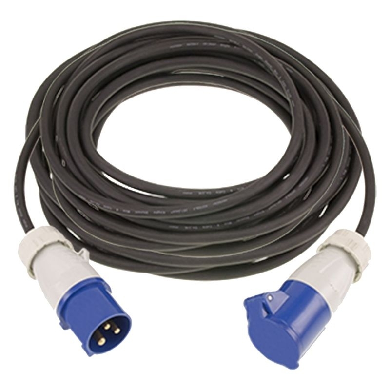40m CEE Adapterkabel 3x1,5 CEE Stecker CEE Kupplung
