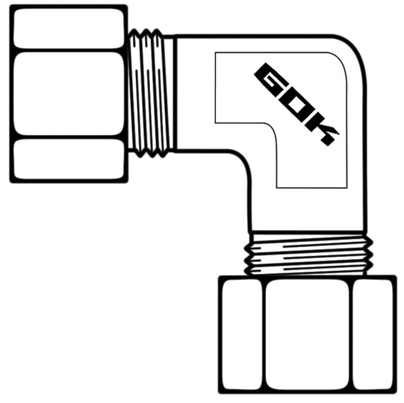 Winkelverschraubung W 10, SB-verpackt