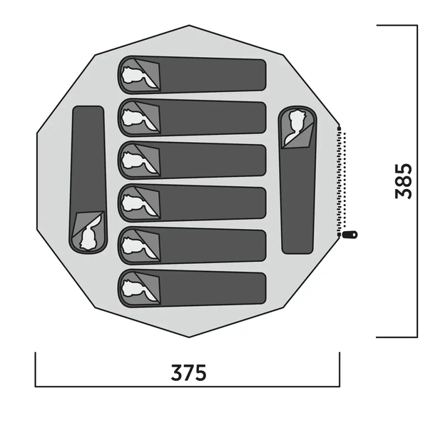 8 Personen Tipizelt Rands Tipi