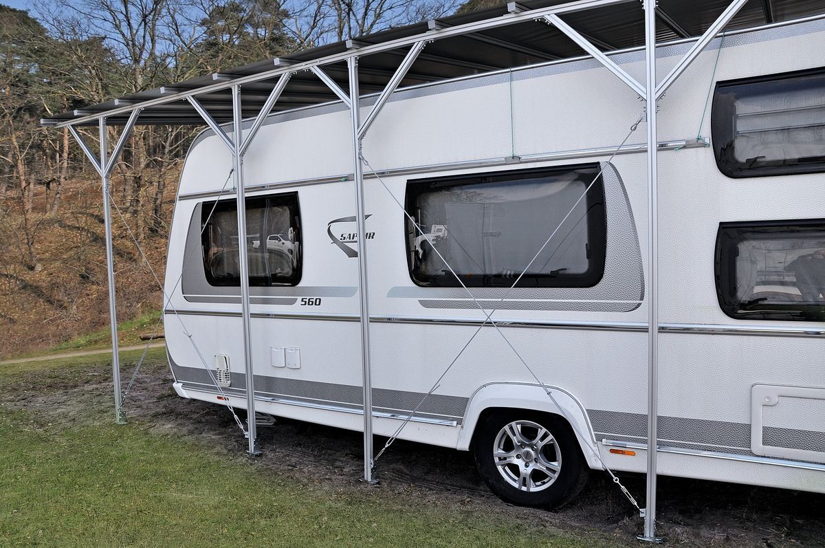 Schutzdach / Carport für Zelt Nordkap 450 cm