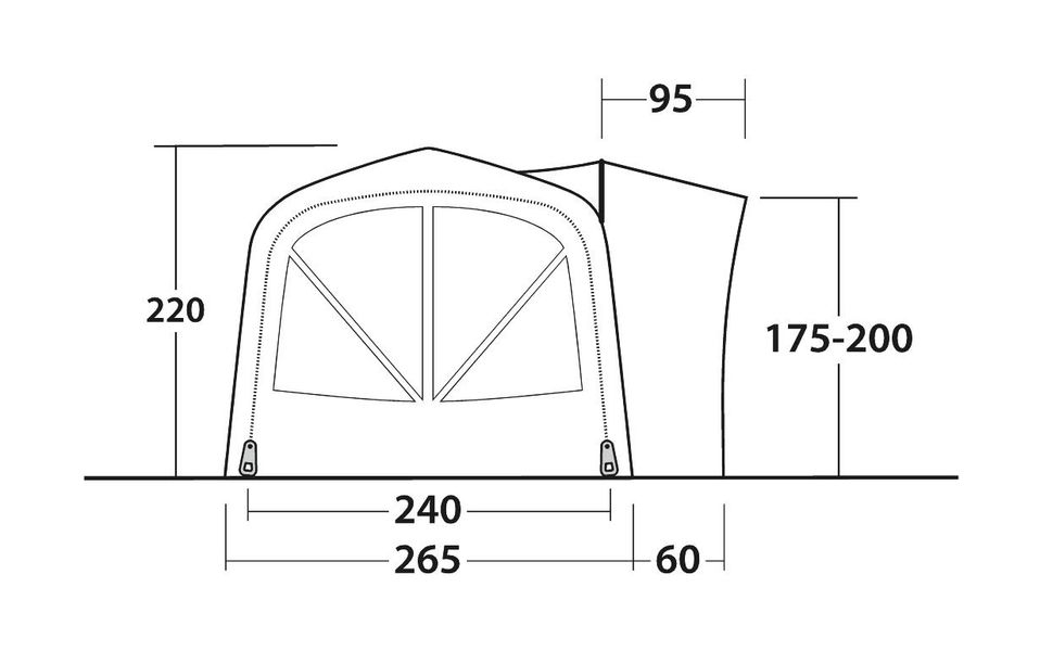 Busvorzelt Cross PowerAir