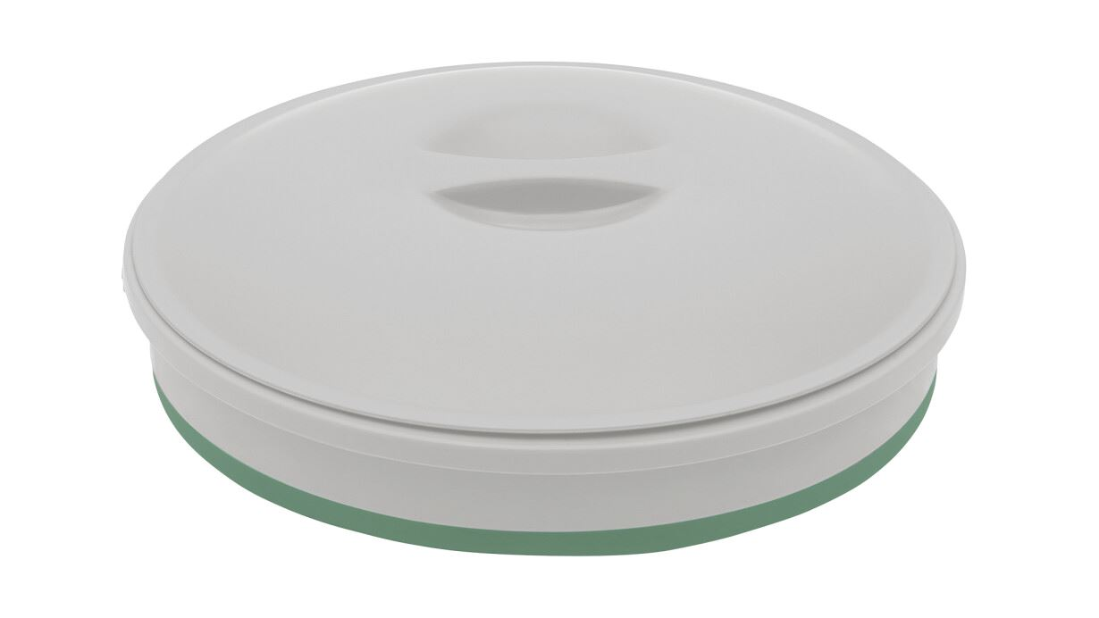 Faltbarer Collaps Eimer mit Deckel Shadow Green
