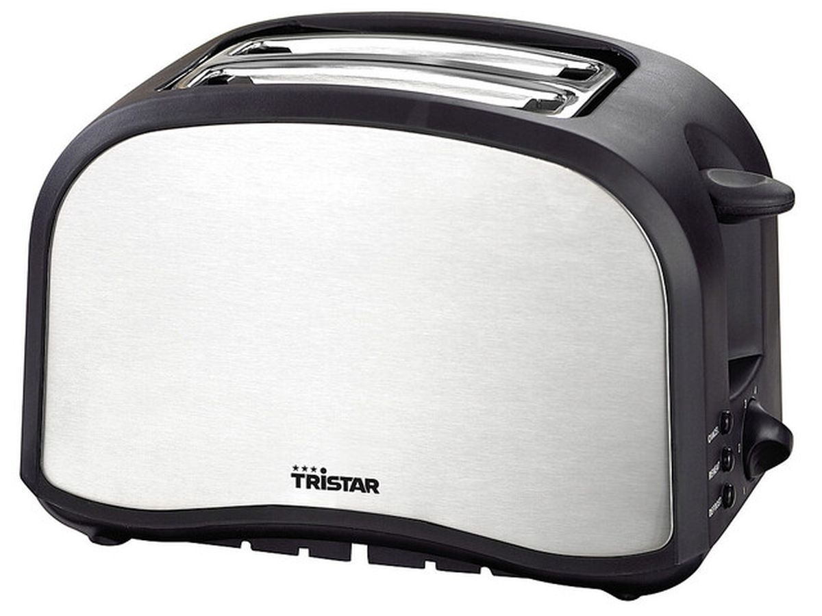 Edelstahl Toaster mit 2 Toastkammern