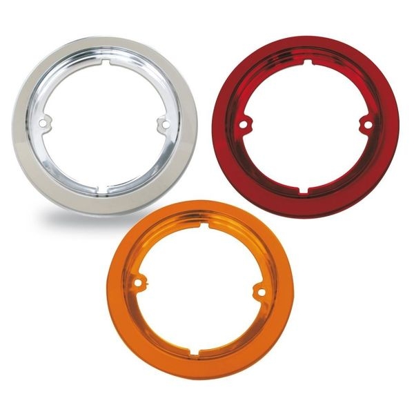 Zierring chrom für Leuchtenserie Heck